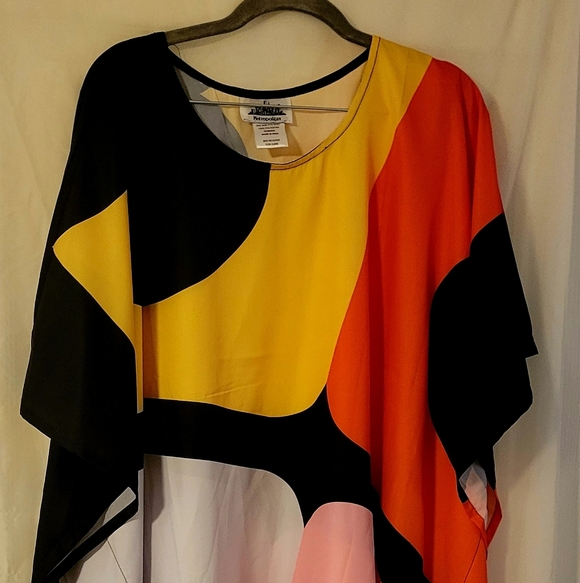 Colorful Abstract Patterned Pullover - Picture 2 of 3